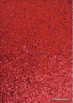 Glitter Red Coarse C03 A4 specialty paper | PaperSource