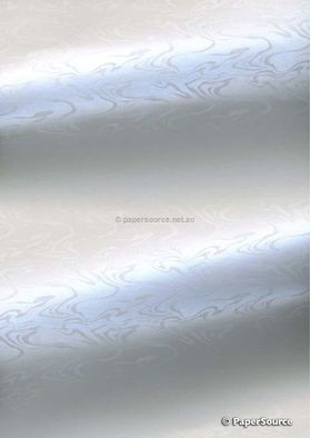 Watermark White Pearl Pearlescent A4 120gsm paper curled | PaperSource