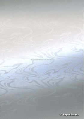 Watermark White Pearl Pearlescent A4 120gsm paper curled | PaperSource