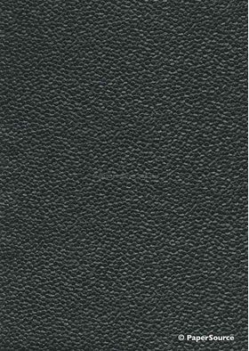 Handmade Embossed Paper - Coffee Bean Onyx Black Pearl 1 Sided Colour A4 Sheets