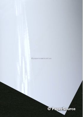 Mirror Gloss Bright White A4 Full Gloss, 1 sided, 250gsm Card | PaperSource