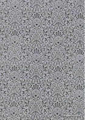 Foiled Eternity Silver Foil on Silver Smooth Metallic Pearlescent Handmade, Recycled A4 Paper | PaperSource