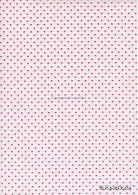 Precious Metals | Bead White with Pink Raised Pattern on Chiffon A4 | PaperSource