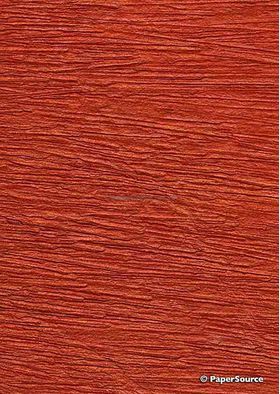 Rustic Ridge | Burnt Orange #11 Handmade Recycled 250gsm Paper | PaperSource