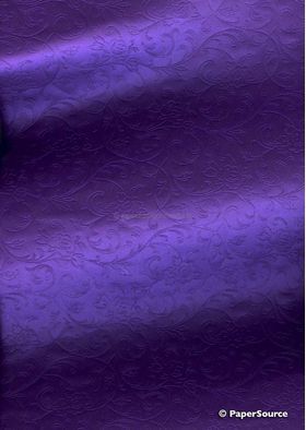 Embossed Espalier Lavender Pearlescent A4 recycled paper | PaperSource