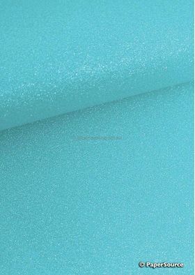 Glitter Fine | Sky Blue 120gsm specialty A4 paper - curled | PaperSource