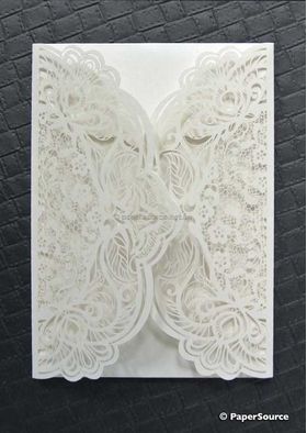 Lasercut Card | 8812 Ivory Pearl PaperSource Australia