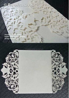 Lasercut Card | 8813 Ivory Pearl PaperSource Australia