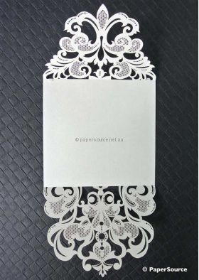 Lasercut Card | 8814 White Pearl PaperSource Australia