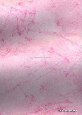 Batik Metallic | Light Pink with Silver 200gsm Handmade Recycled A4 card-curled | PaperSource