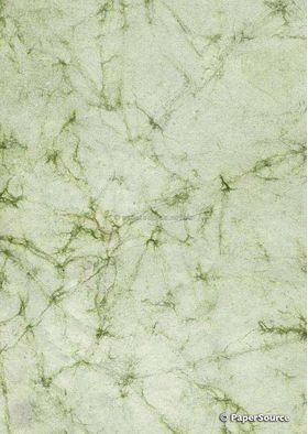 Batik Plain - Olive Green 200gsm Handmade Recycled Paper | PaperSource