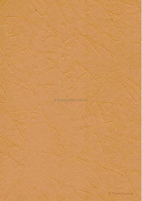 Embossed Leathercraft Gold Deep Yellow Matte A4 270gsm Laser Printable Card | PaperSource