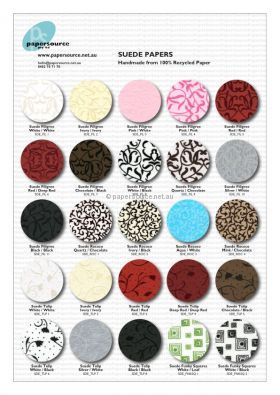 Flocked Suede Assorted Patterns and Colours - Clearance pack, Handmade Recycled paper | PaperSource