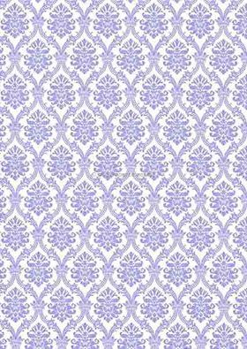 Patterned | Damask Designer paper Purple print on Stardream Crystal Pearlescent White, 120gsm paper | PaperSource
