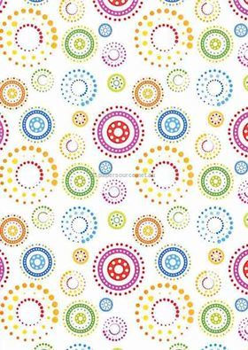 Patterned | Dot Circle Designer pattern on Stardream Pearlescent Crystal 120gsm paper | PaperSource