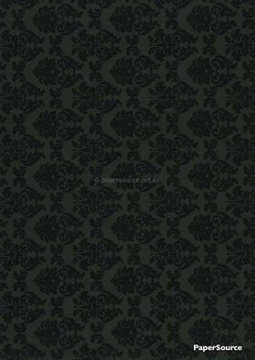 Patterned | Enchantment Designer paper Black print on Black Matte, 120gsm | PaperSource