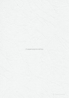 Embossed Leathercraft Hi White Matte A4 270gsm Laser Printable Card | PaperSource