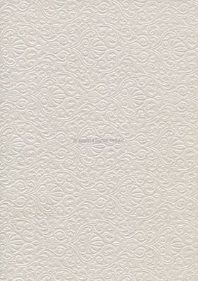 Embossed Eternity Quartz Pearlescent A4 2-sided handmade, deep embossed, recycled paper | PaperSource