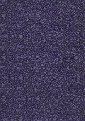 Embossed Eternity Violet Pearlescent A4 1-sided handmade, deep embossed, recycled paper | PaperSource