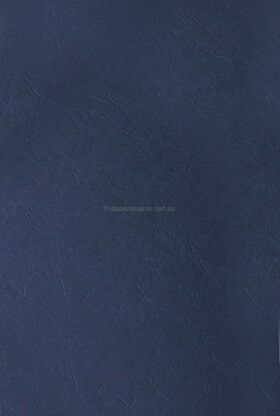 Embossed Leathercraft Blue Matte A4 270gsm Laser Printable Card | PaperSource