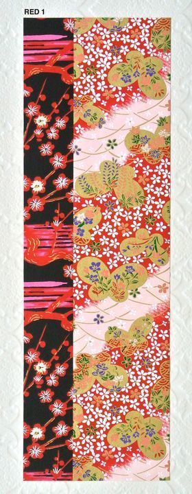 Chiyogami Washi Tape - Red #1