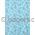 Chiffon Print | Grace Pastel Blue Chiffon with Silver Glitter floral pattern, A4 | PaperSource