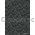 Flat Foil Espalier | Black Chiffon with Silver foiled floral vine pattern | PaperSource