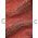 Flat Foil Espalier | Red Chiffon with Gold foiled floral vine pattern - curled | PaperSource