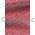 Flat Foil Espalier | Red Chiffon with Silver foiled floral vine pattern - curled | PaperSource