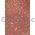 Chiffon Print | Luxe Terracotta Red Chiffon with Delicate Silver Swirly Vine pattern on A4 | PaperSource