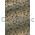 Chiffon Print | Rose Chocolate Chiffon with Ivory and Brown Floral pattern outlined in Gold Glitter, A4 - curled | PaperSource