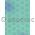 Chiffon Print | Daisy Circles Aqua Green Chiffon with Circle Floral pattern and Silver Glitter highlights, A4 | PaperSource
