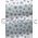 Flat Foil Snowflake | White Chiffon with Black foiled Winter or Christmas pattern, A4 - curled | PaperSource