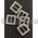 Diamante Large Square Buckle with Premium A Grade stones for maximum sparkle | PaperSource Diamante Large Square Buckle with Premium A Grade stones for maximum sparkle | PaperSource