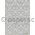 Chiffon Print | Curly Heart White Chiffon with Silver Floral Heart Pattern with Gold Glitter highlights, A4 | PaperSource