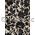 Chiffon Magnolia | Black Flock on Mink Chiffon, A4 fabric | PaperSource