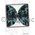 LoveWrap made with Black on Teal Blue Magnolia Chiffon | PaperSource