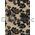 Suede Peony | Black Flocking on Metallic Mink Cotton, Handmade, Recycled A4 Paper | PaperSource