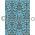 Suede Regal | Chocolate Brown Flocked damask design on Pastel Blue Matte Cotton, Handmade, Recycled A4 Paper | PaperSource