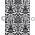 Suede Regal | Black Flocked damask design on White Cotton Matte Handmade, Recycled A4 Paper | PaperSource
