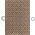 Suede Venetian Tile | Chocolate Brown Flocked modern Geometric design on Ivory Matte Cotton Handmade, Recycled A4 Paper | PaperSource