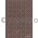 Suede Venetian Tile | Chocolate Brown Flocked modern Geometric design on Metallic SIlver Cotton Handmade, Recycled A4 Paper | PaperSource