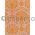 Suede Vintage Daisy | Orange Flocked Damask design on Lilac Matte Cotton Handmade, Recycled A4 Paper | PaperSource