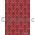Flat Foil | Insignia Red Matte Cotton with Black foiled design, handmade, recycled A4 paper | PaperSource