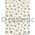 Flat Foil Snowflake | White Chiffon with Gold foiled Winter or Christmas pattern, A4 | PaperSource