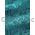 Embossed Foil Turquoise Foil on Aqua Blue Matte Cotton A4 handmade recycled paper curled