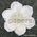 Fabric Flower - Gardenia White Handmade, Fabric Flower Embellishment | PaperSource