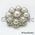 Pearl Trim | Ivory Pearl Flower with 9 faux pearls | PaperSource