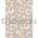 Chiffon Print | Laurel White Chiffon with Pink and Gold Floral Vine Glitter pattern, A4 | PaperSource
